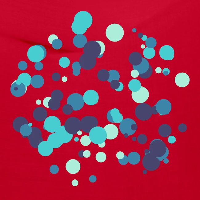 Motif cercles abstraits