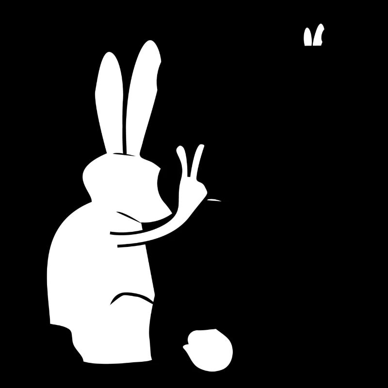 lapins de Pâques drôles