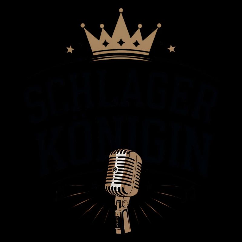 Schlager Queen Microphone Couronne