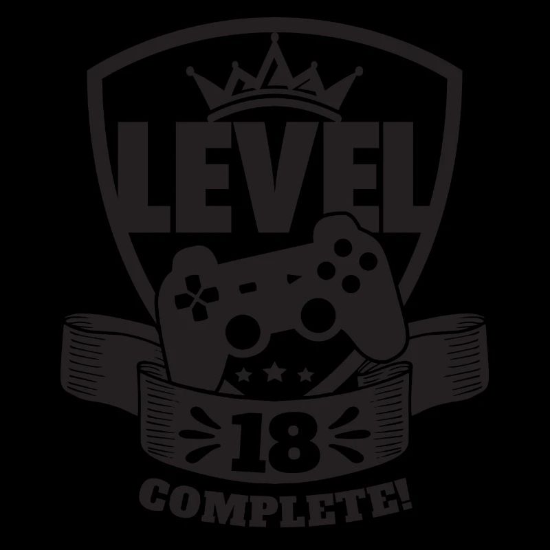 Level 18 Complete Geburtstagsgeschenk 18 Jahre