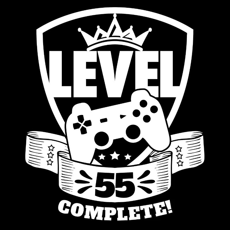 Level 55 Complete Birthday Gift 55 Years