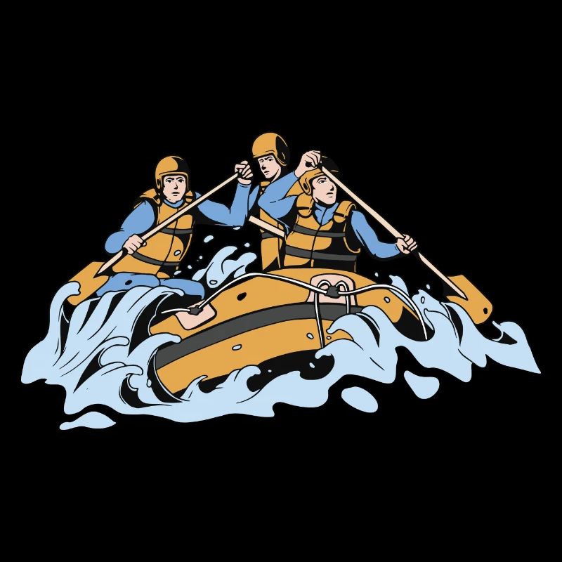 Rafting Squad Outfit for Teams Boating Mountains