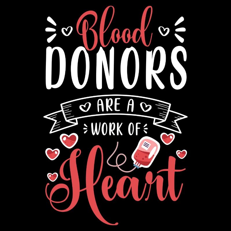 Blutspender Danke Held Blutgruppe