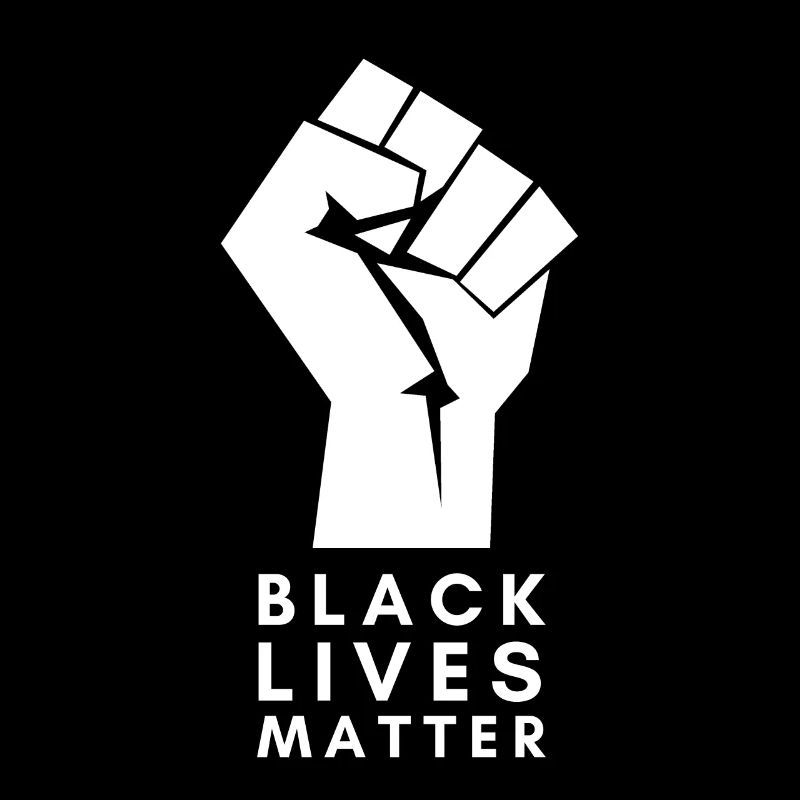 Faust Mit Black Lives Matter Black Power BLM