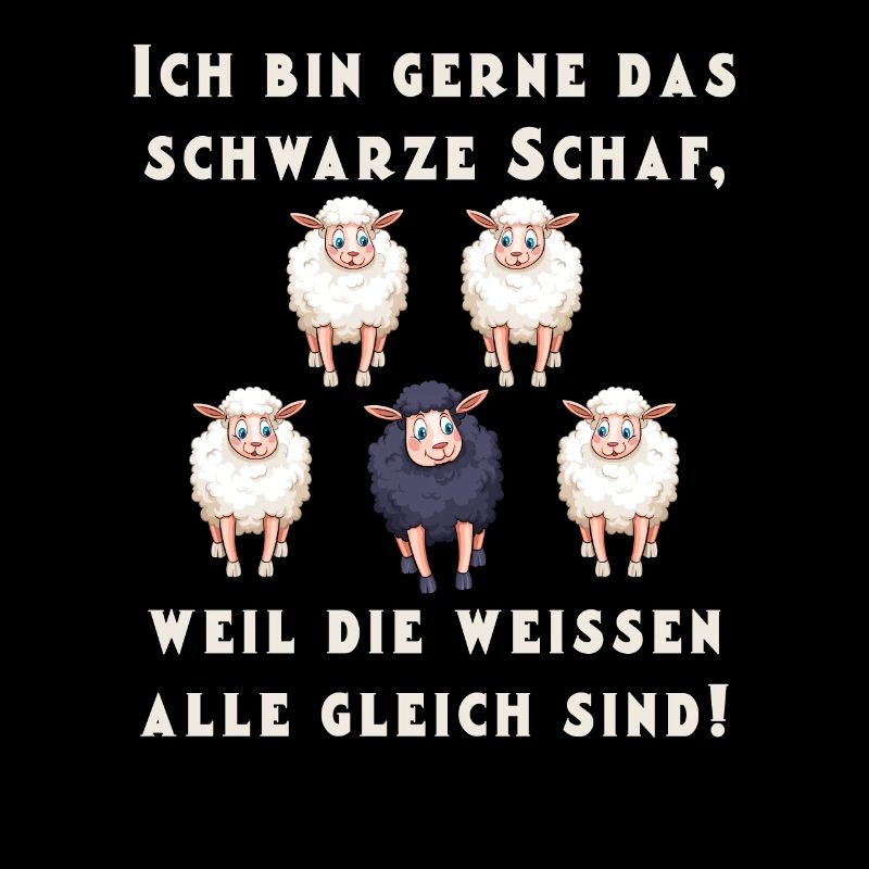 Ich bin gerne das schwarze Schaf