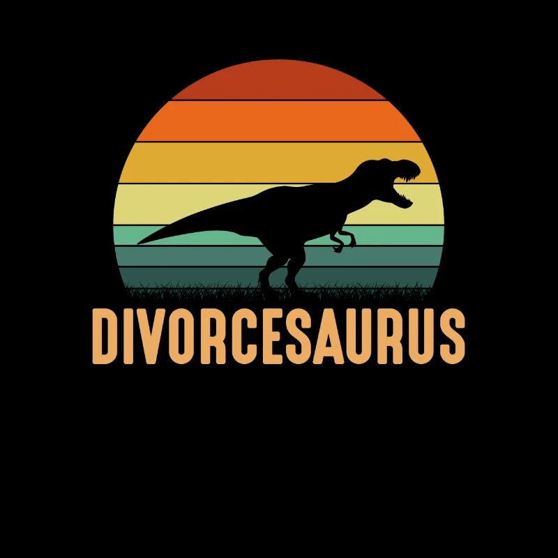 divorcesaurus, divorce party funny divorce squad