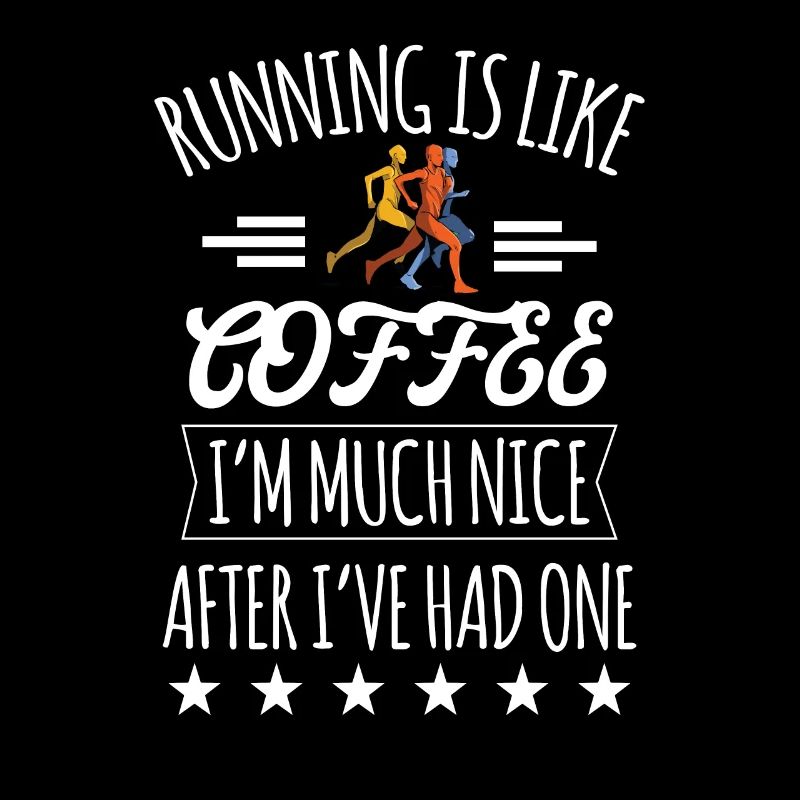 Marathon motif for runners & joggers