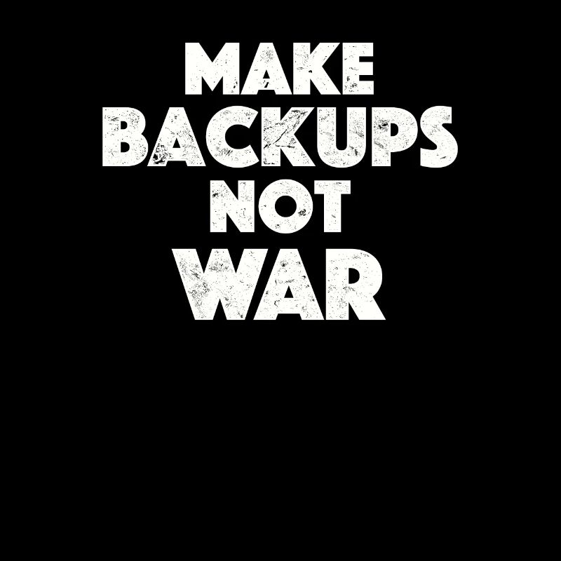 Admin Make Backups Data Backup IT Computer