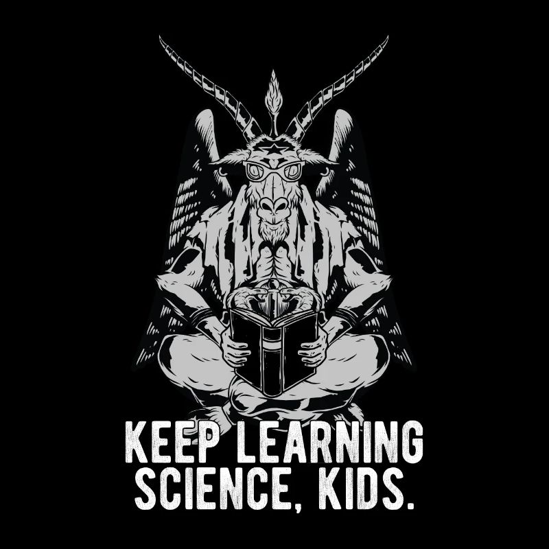 Baphomet Keep learning science meme