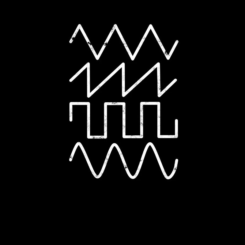 Synthesizer Synth Audio Wellenform design -