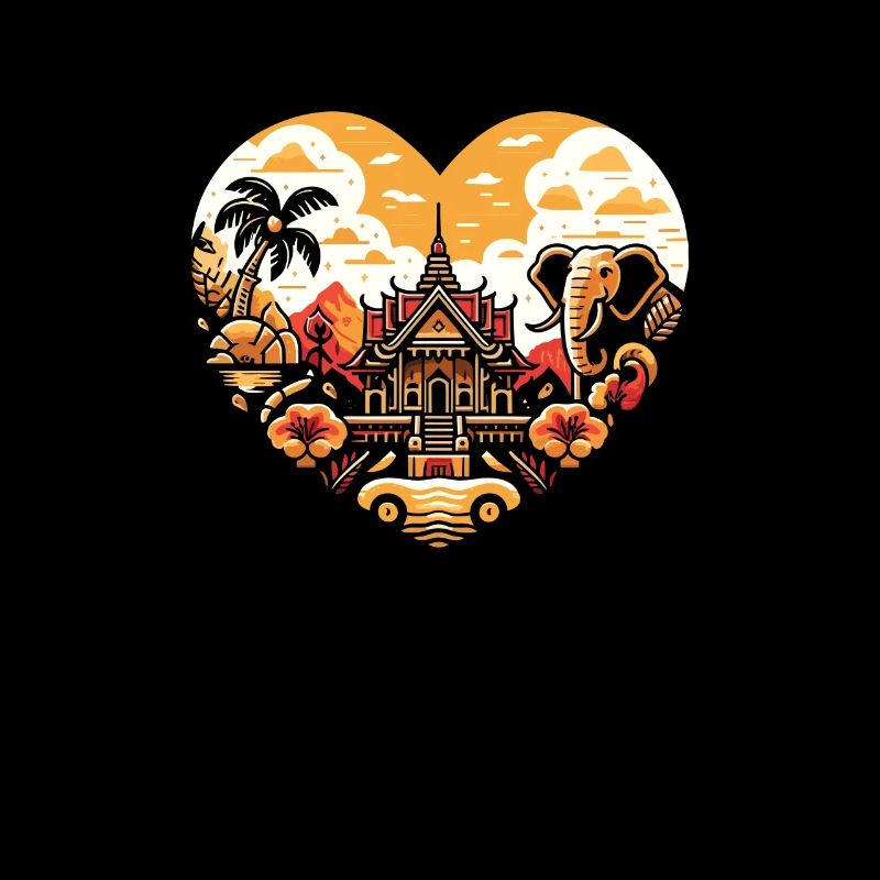 Thai-tempel Elefant Bangkok Pagode