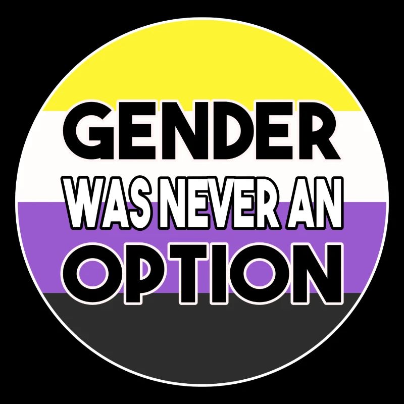 Non-binary nonbinary gender nonbinary saying