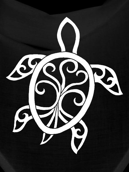 White Mandala Turtle