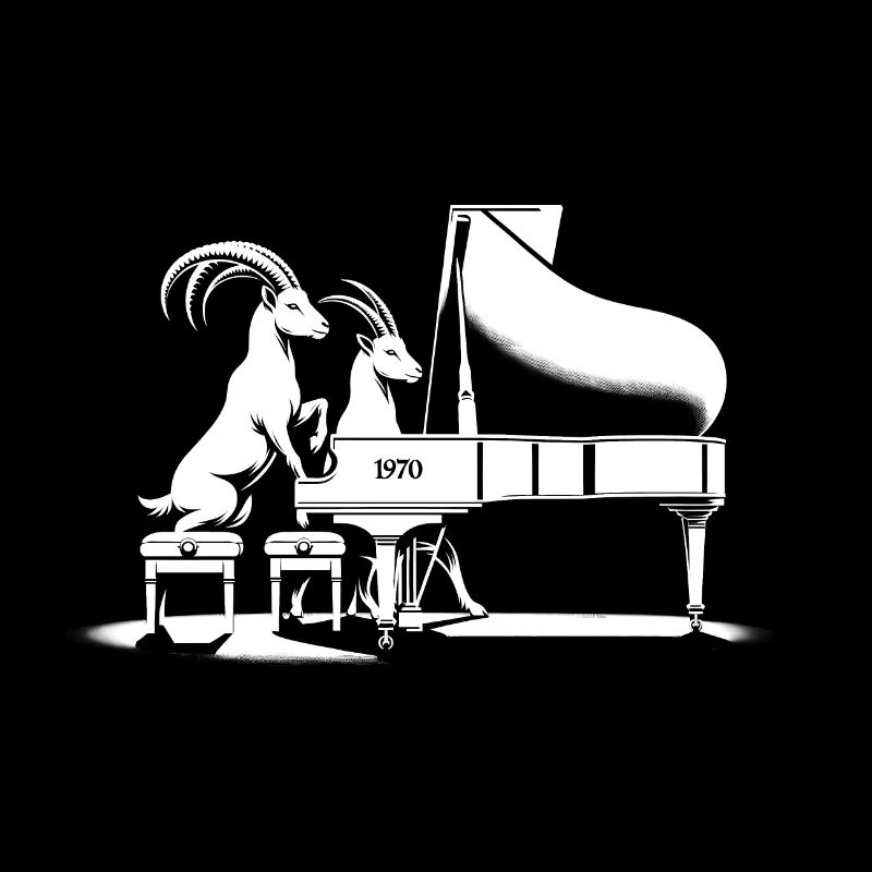Sonate du Capricorne - Capricornes au piano à queue