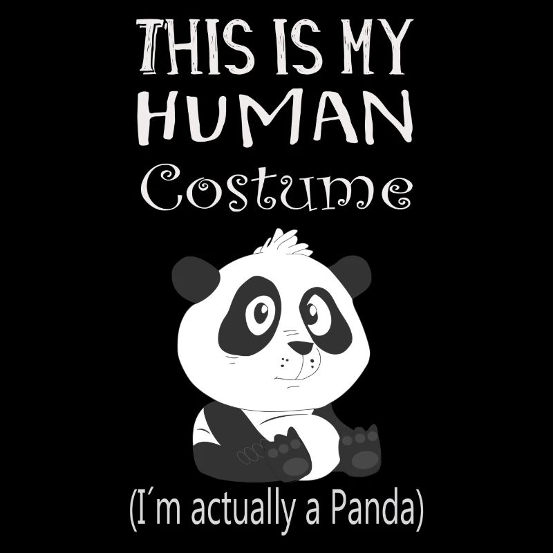 Mensch Kostüm - ich bin eigentlich ein Panda