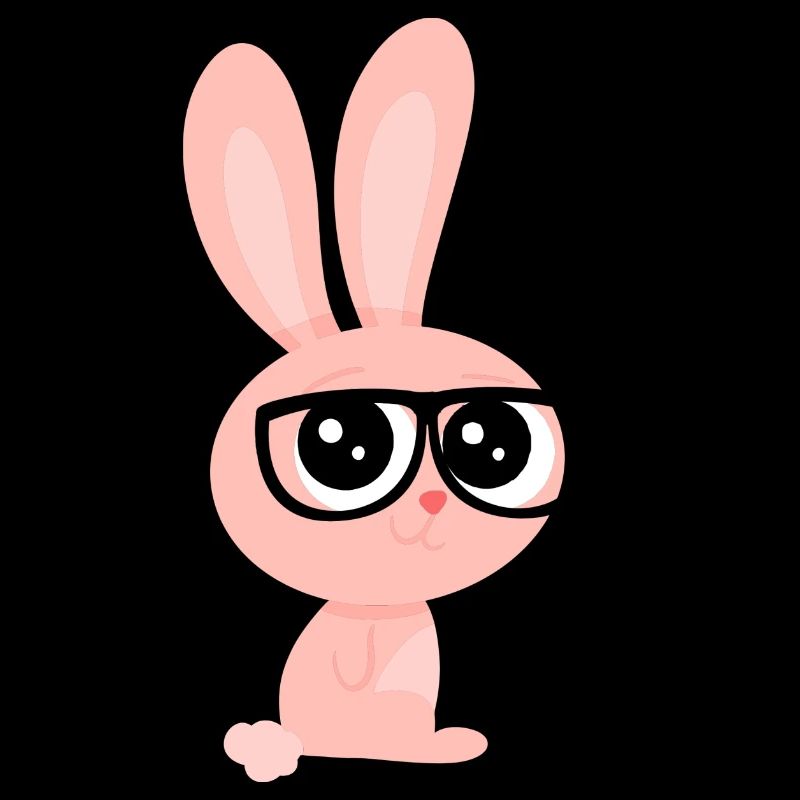 Lapin avec lunettes