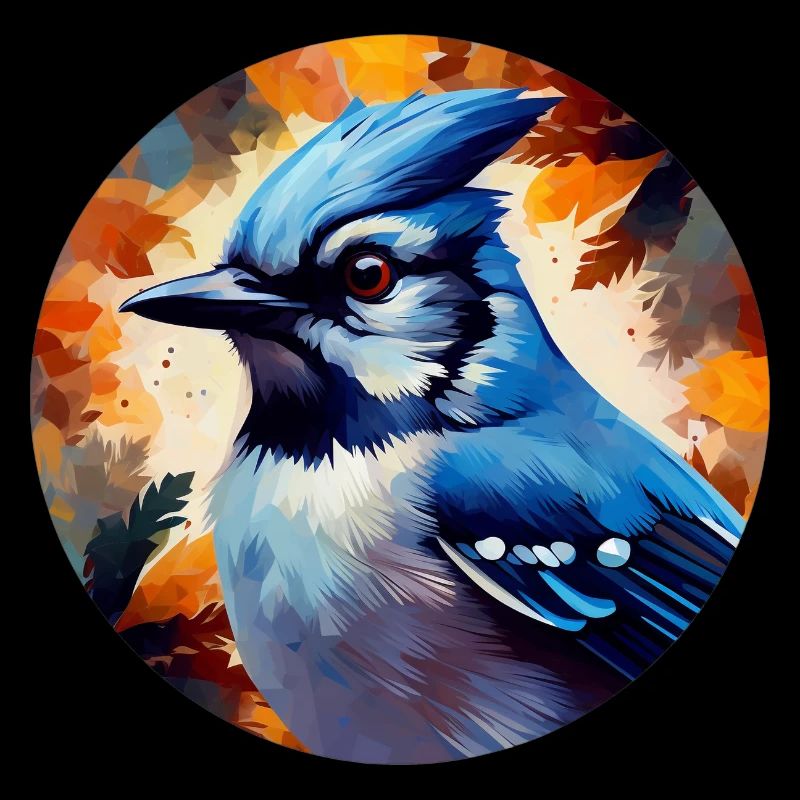 Blue jay bird