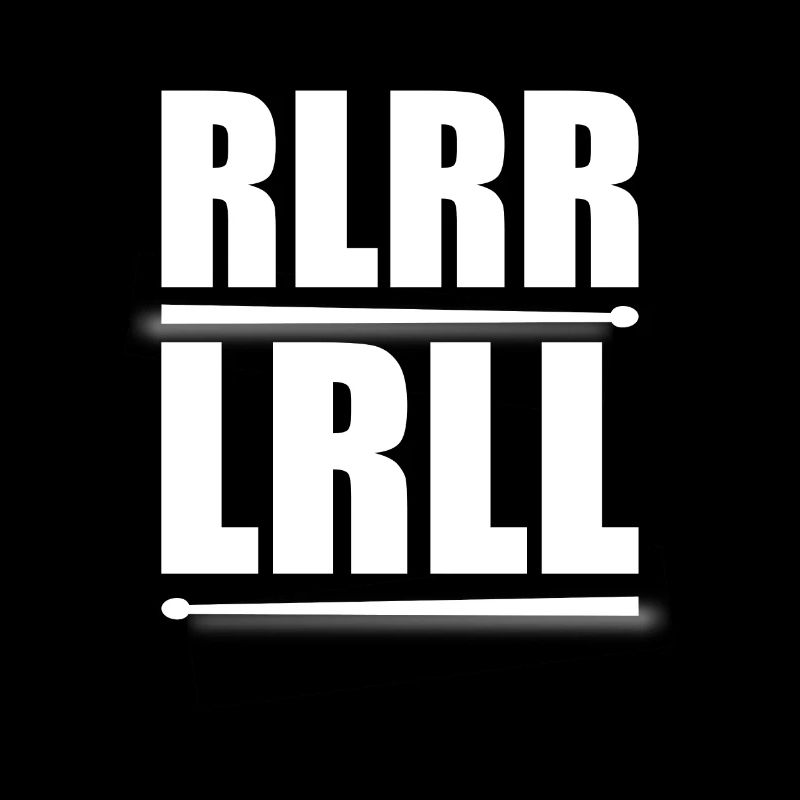RLRR LRLL Schlagzeuger Musiker Geschenkidee