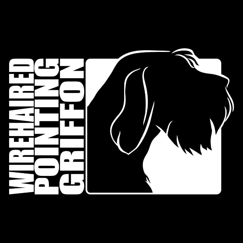 Pointage à poil dur Griffon profil chiens chien de chasse