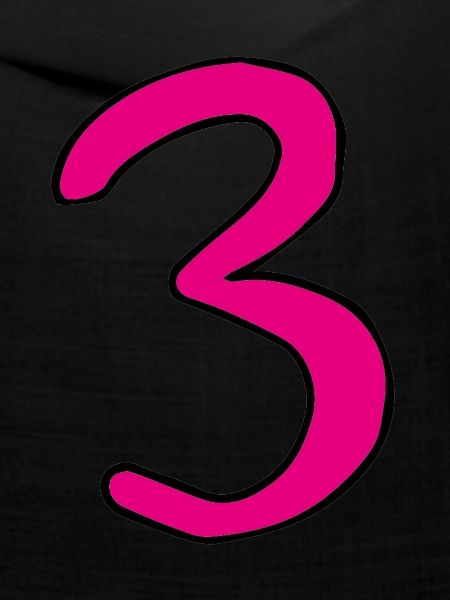 3 in pink