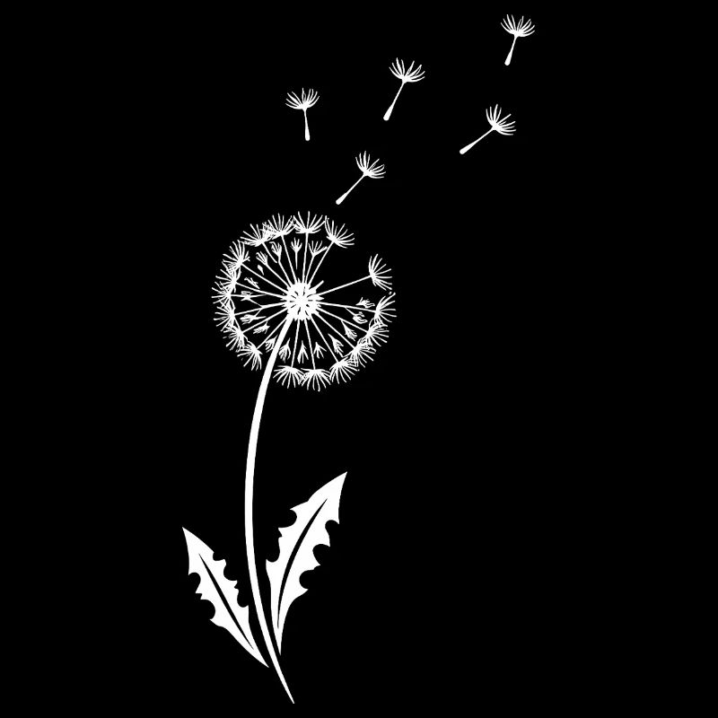 Dandelion Minimal Design – Dandelion Line Art