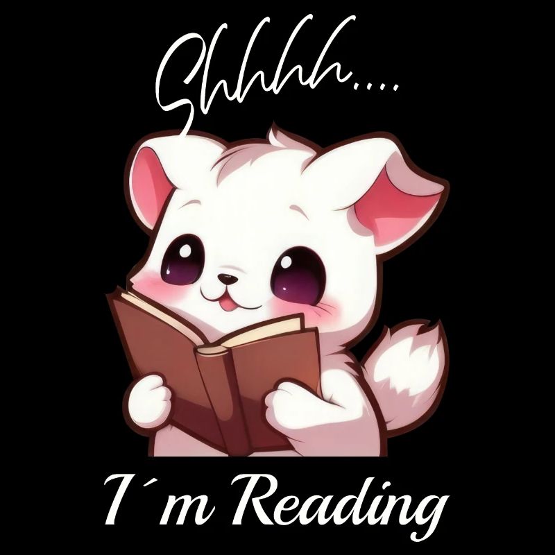 Katze mit Buch