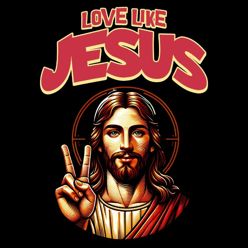 Aimer comme Jésus Visage classique de Jésus