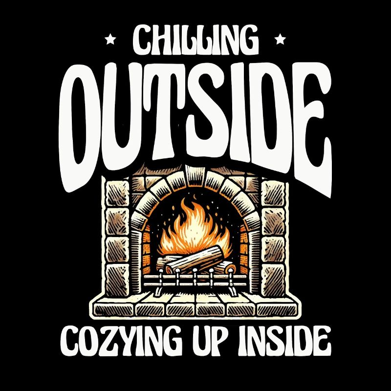 Chilling outside, cosy inside, wintry