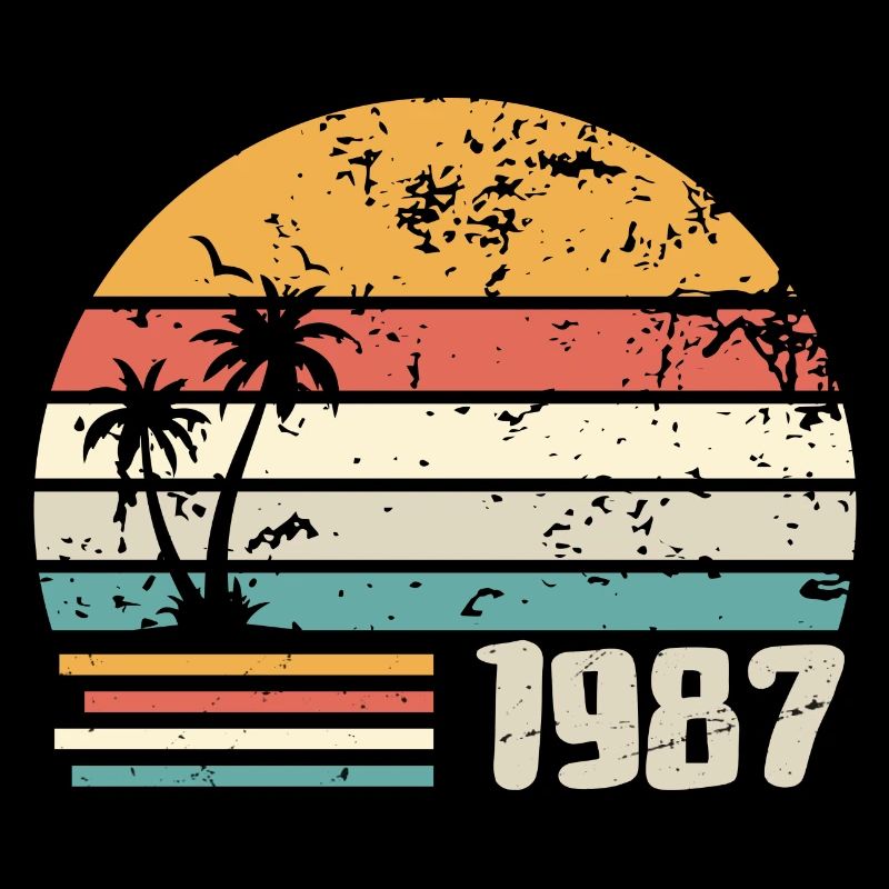 1987 Geburtstagsgeschenk - Made in 1987 Retro 1987