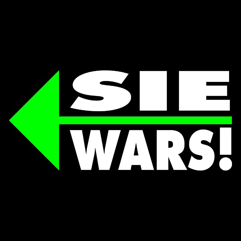 Sie wars! Partner- oder Partyshirt