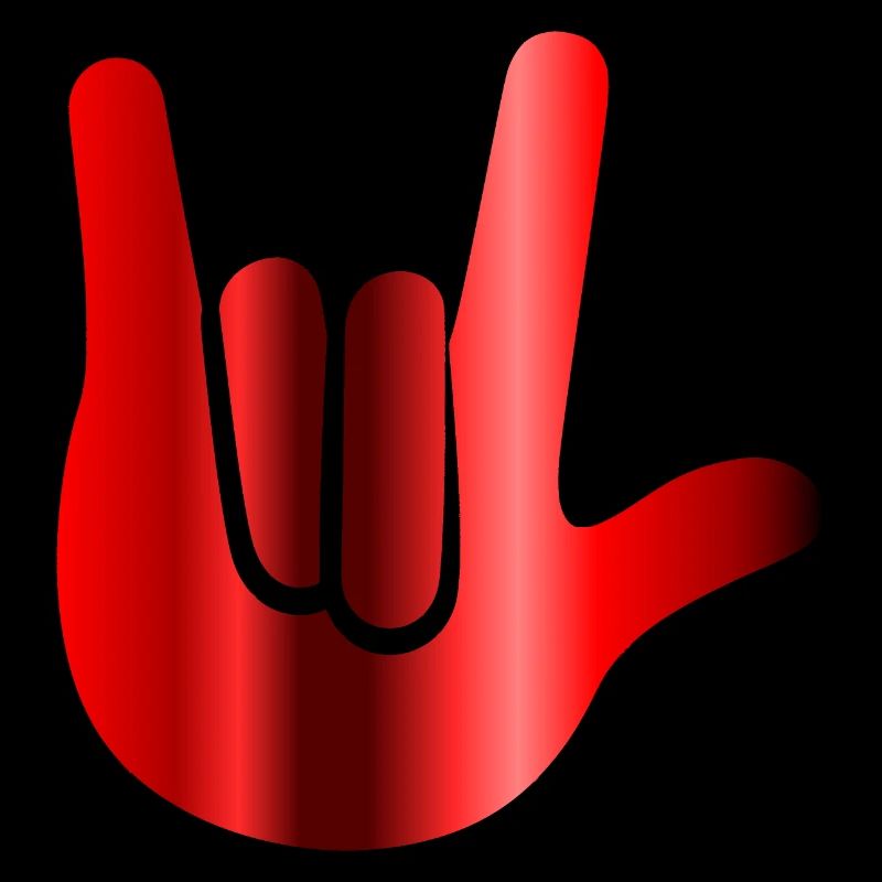 devil horns