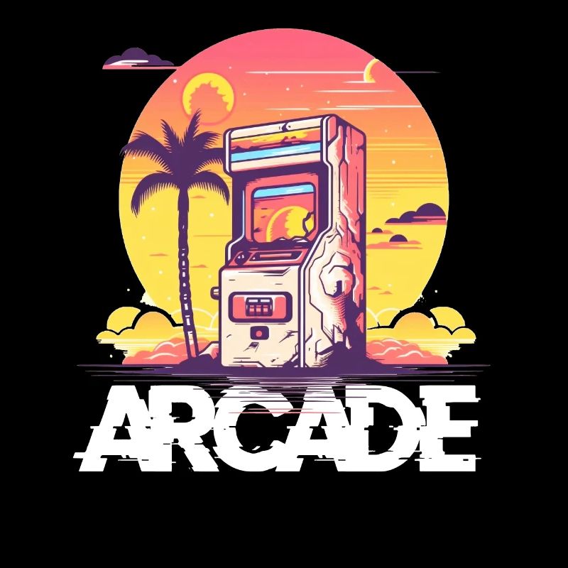 Vintage Arcade-Controller Nostalgischer