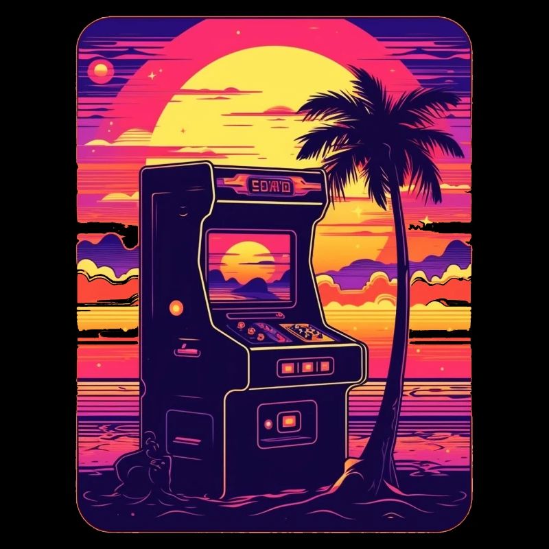 Vintage Arcade-Controller Nostalgischer