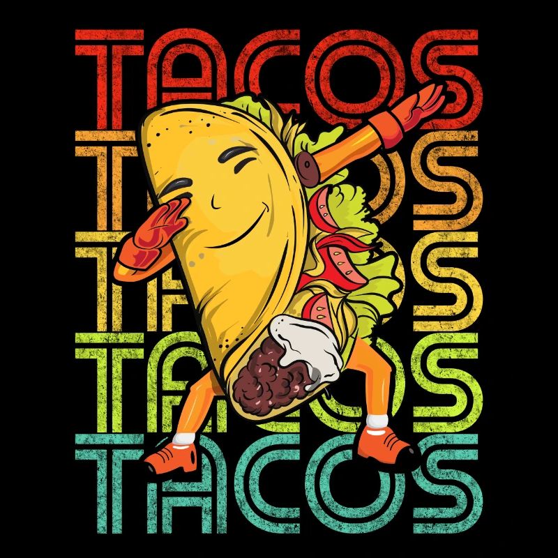Dabbing Taco Cinco de Mayo Funny Tacos