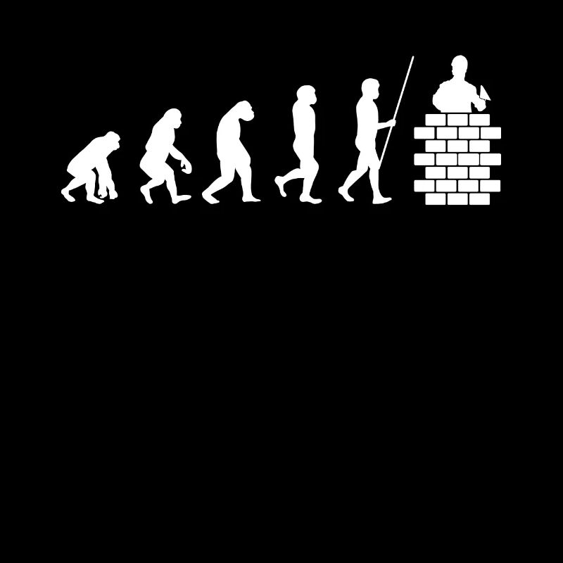 Maurer Evolution | funny wall builder gift