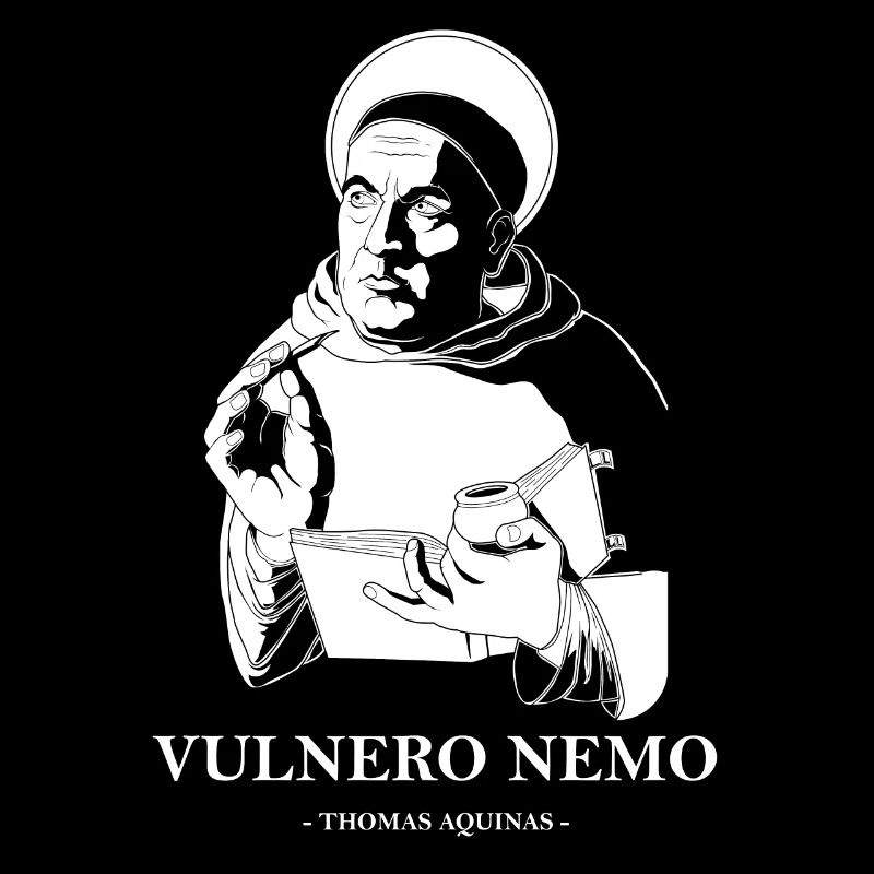 Vulnero Nemo Catholic Saint Thomas Aquinas Quote
