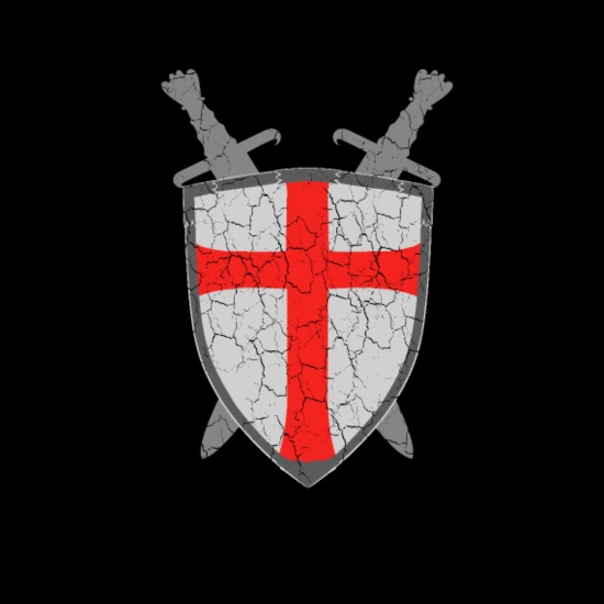 Caballeros Templarios Escudo Templario Medieval' Bandana Spreadshirt
