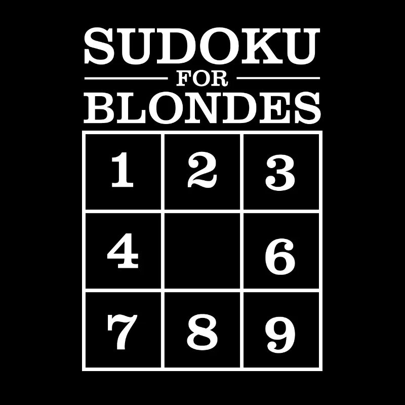 Sudoku for Blondes - Funny Board Player Gesch