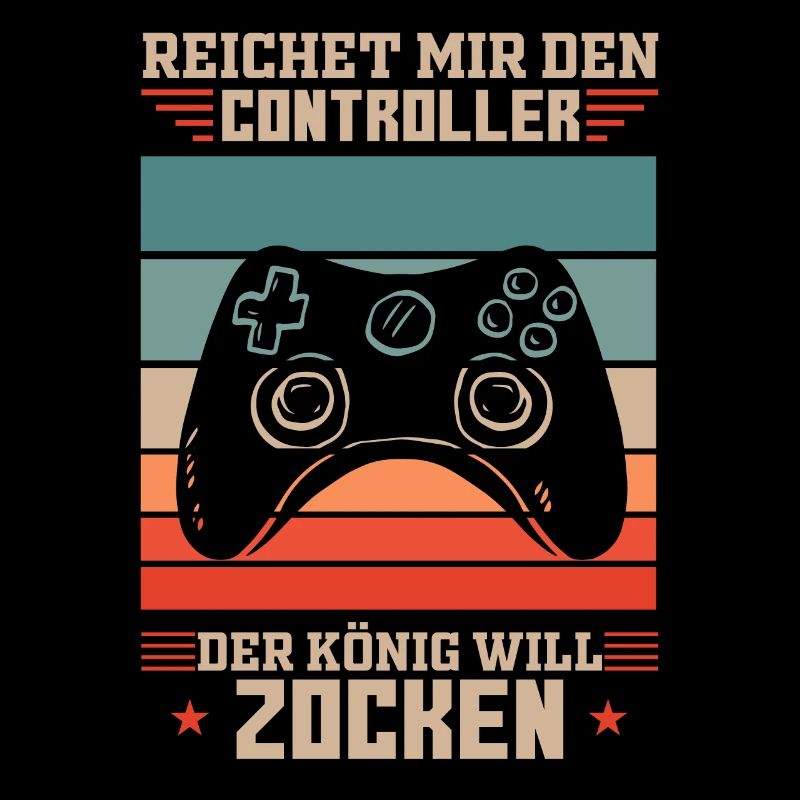 Reichet mir den Controller der König will zocken