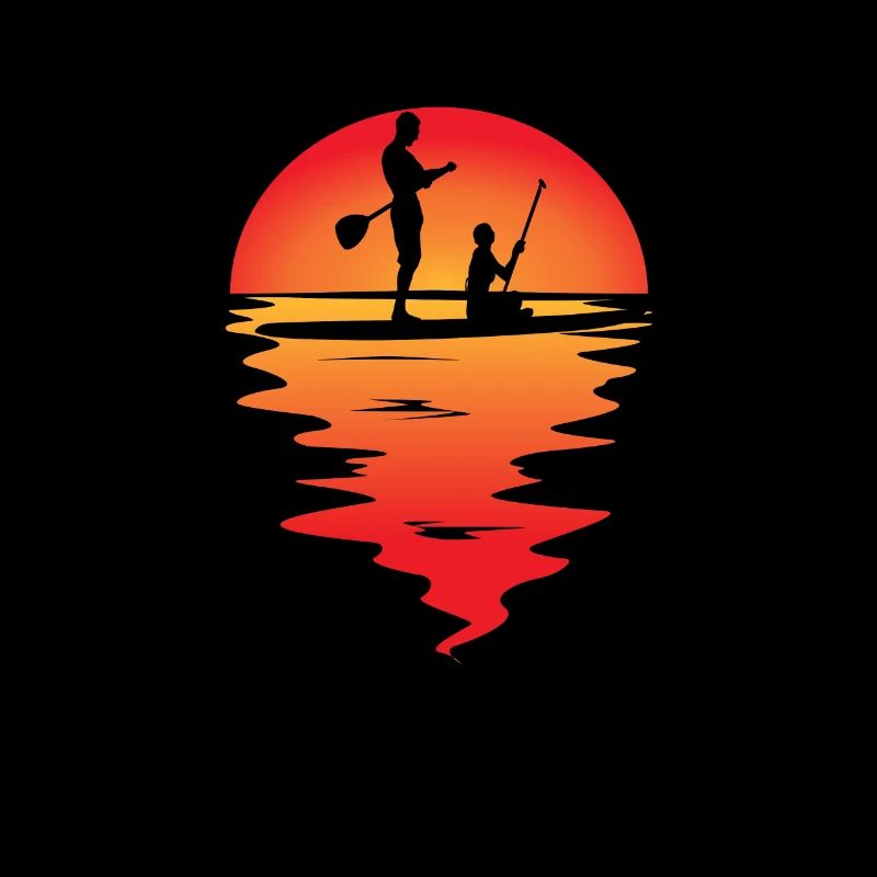 Stand up paddle Sunset