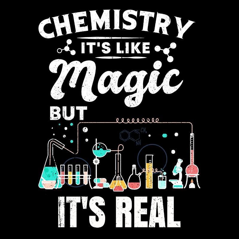 Atome de molécule de science de chimiste de cadeau de chimie