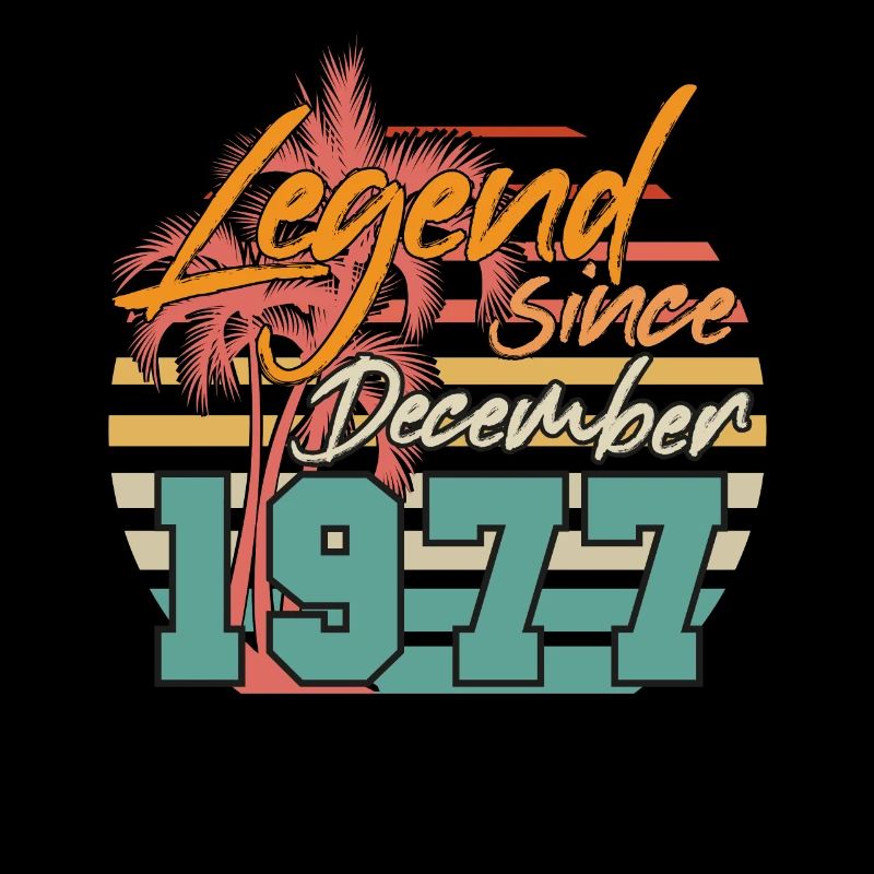 Palm Trees December 1977 Legend