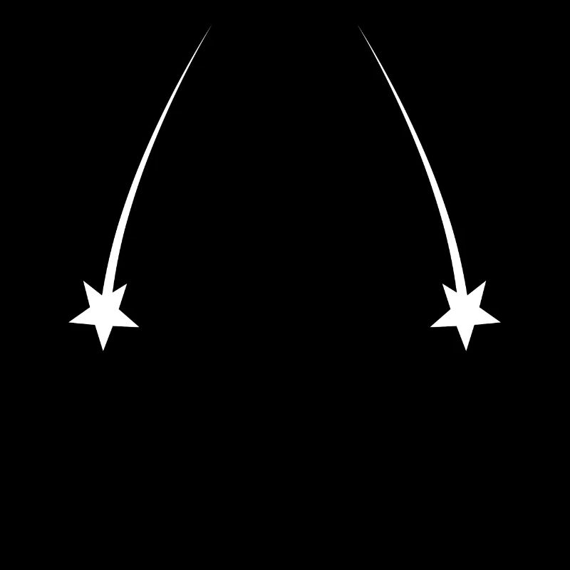 Shooting Stars White