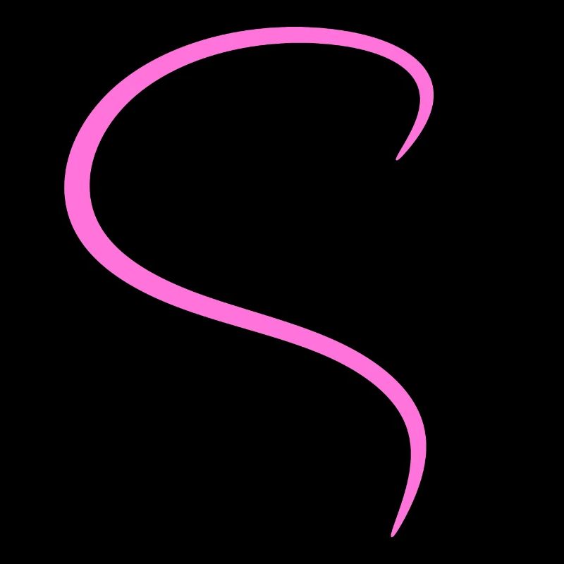 Pink Half Heart Design