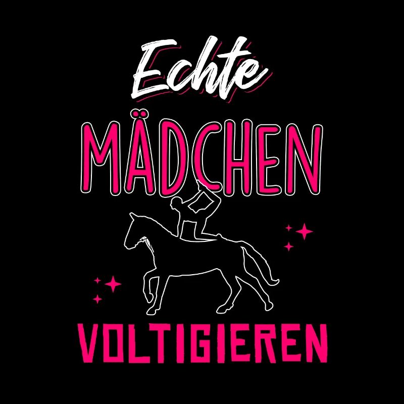 Echte Mädchen Voltigieren