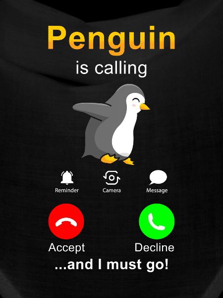 Penguin is calling
