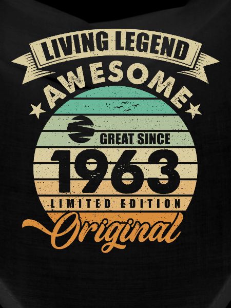1963 Birthday Retro Orginal
