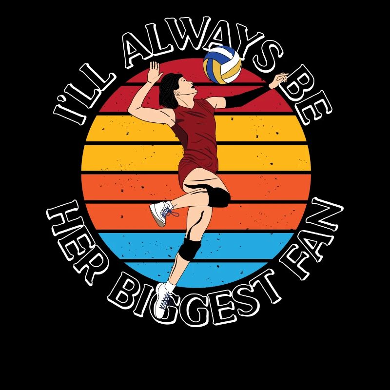 Volleyball Player Team Retro