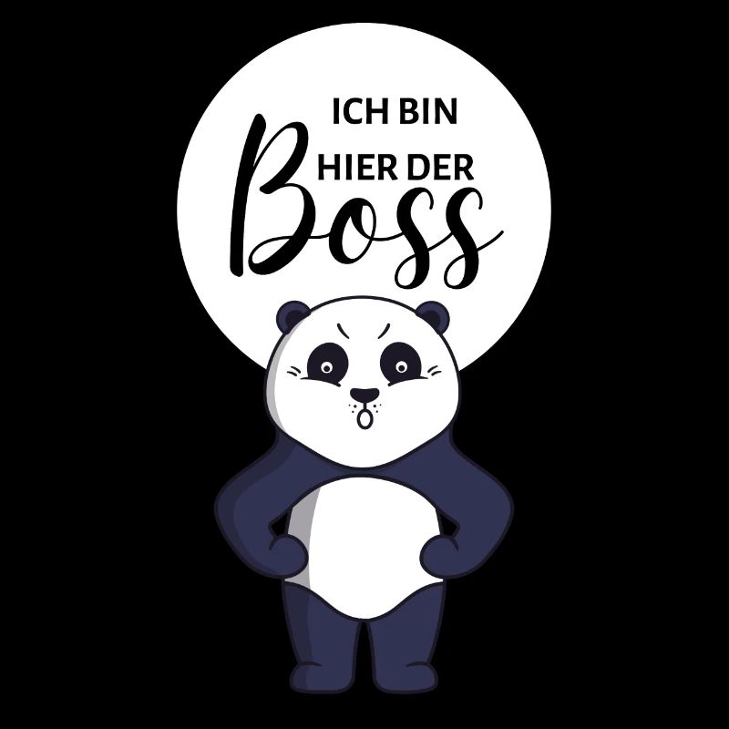 I'm the boss here bear business panda laugh