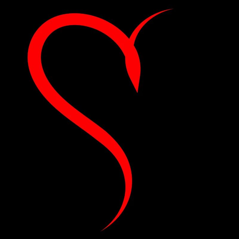 Half Red Heart